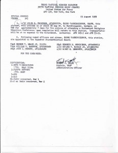 Special Order 24 (Courtesy of Wylie Thompson - 822nd TMS)