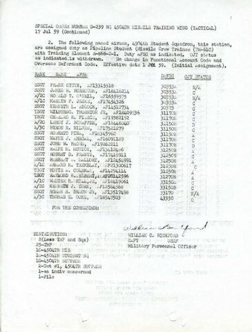 Special Order D-239 (Courtesy of Gene Bielinski)