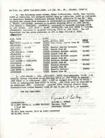 Special Order F-10 (Courtesy of Gene Bielinski)