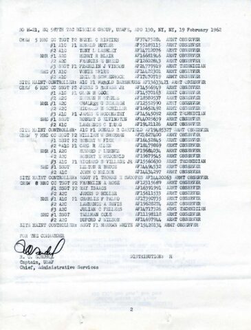 Special Order M-21 (Courtesy of Gene Bielinski)
