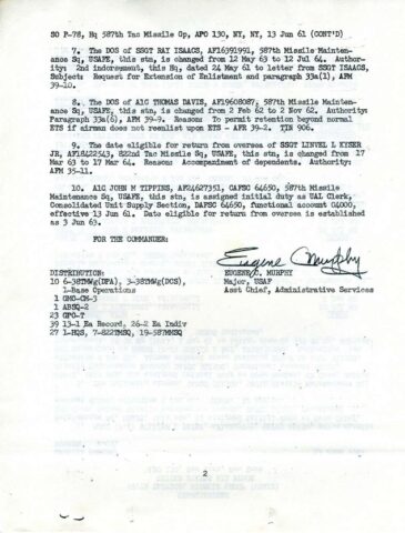 Special Order P-78 (Courtesy of Gene Bielinski)