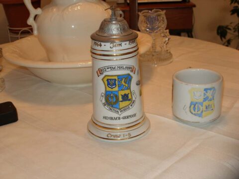 Crew stein and coffee cup (Courtesy of Jim Mulligan)