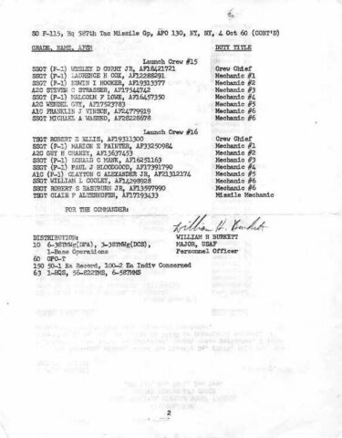 Special Order F-115 (Courtesy of Bill Smith)