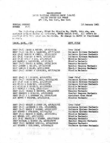 Special Order P-7 (Courtesy of Bill Smith)