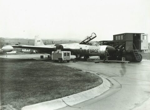 JB-57 at Sembach AB (photo courtesy of Fred Horky)