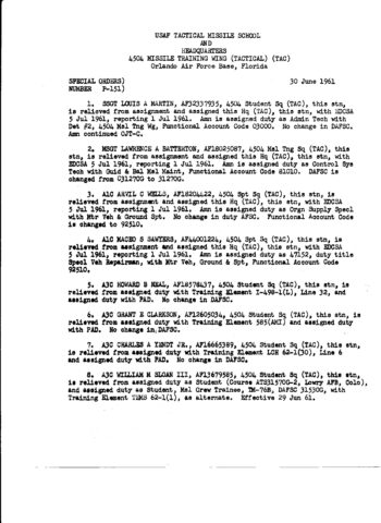 Special Order P-151 (Courtesy of Leonard Hannasch)
