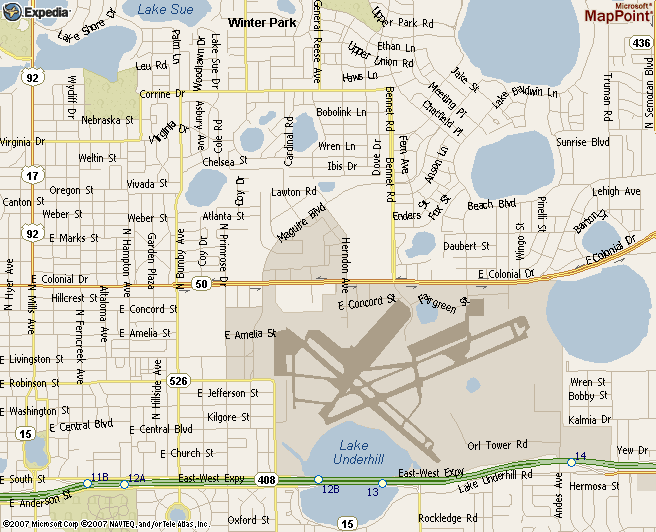 Map courtesy of Expedia