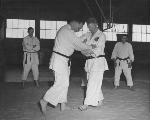 Sembach Air Base Judo demonstration. Circa 1961