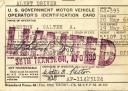 US Government Motor Vehicle Operator?s ID Card